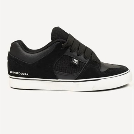 Tênis Dc Shoes Course Xl Black White