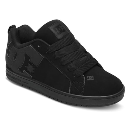 Tênis Dc Shoes Court Graffik SD Black Black
