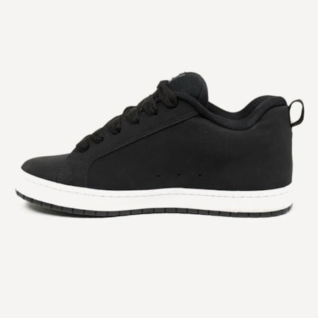 Tênis Dc Shoes Court Graffik SD Black White