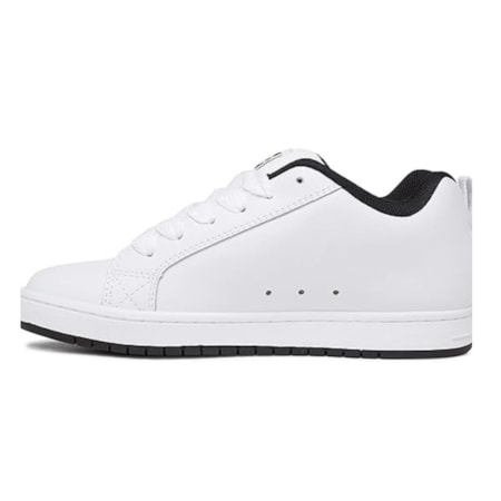 Tênis Dc Shoes Court Graffik SD White Black
