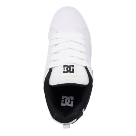 Tênis Dc Shoes Court Graffik SD White Black