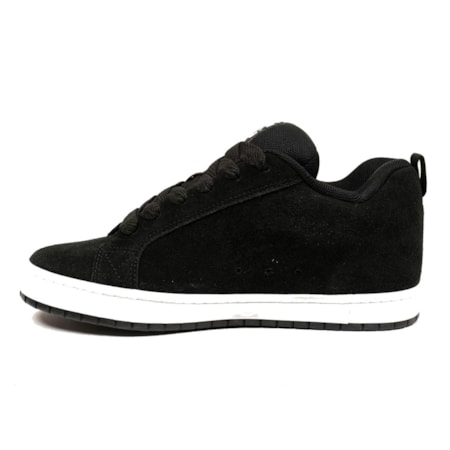 Tênis Dc Shoes Court Graffik SE Black White
