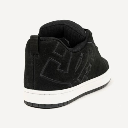 Tênis Dc Shoes Court Graffik SE Black White