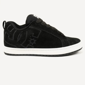 Tênis Dc Shoes Court Graffik SE Black White 