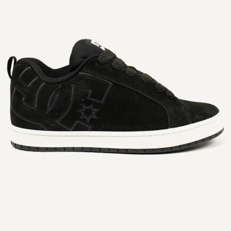 Tênis Dc Shoes Court Graffik SE Black White