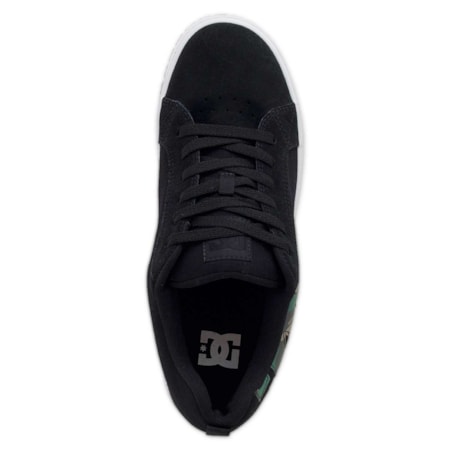 Tênis Dc Shoes Court Graffik Tx Camo Black White