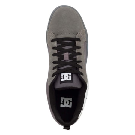 Tênis Dc Shoes Court Graffik Tx Grey Grey Black 