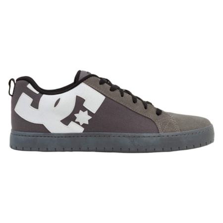 Tênis Dc Shoes Court Graffik Tx Grey Grey Black 