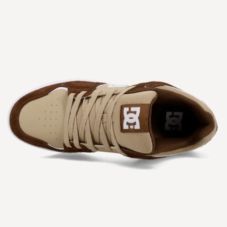 Tênis Dc Shoes Cure Imp Brown White