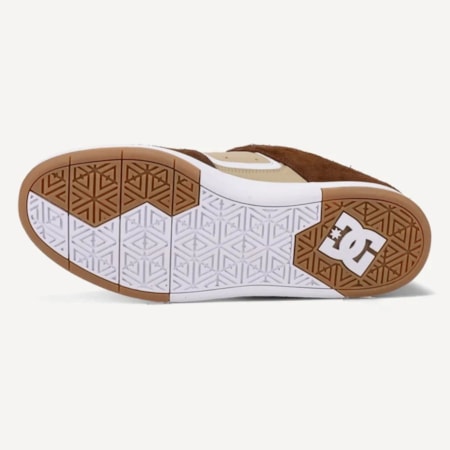 Tênis Dc Shoes Cure Imp Brown White