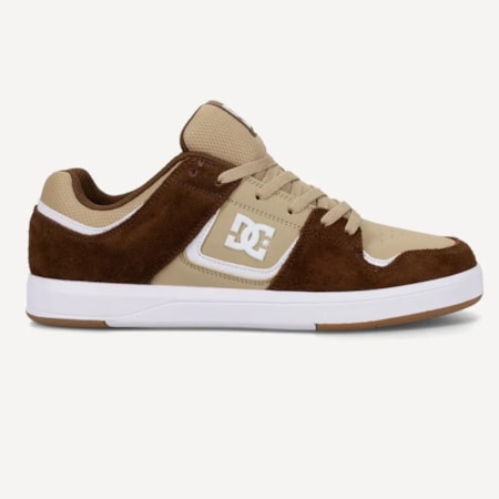 Tênis Dc Shoes Cure Imp Brown White
