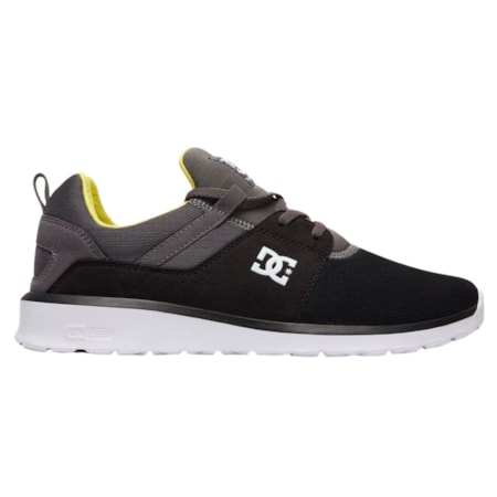 Tênis Dc Shoes Heathrow Black Battleship Lime Adys700071