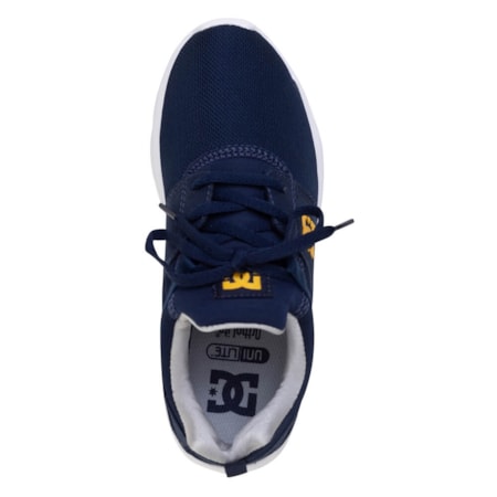 Tênis Dc Shoes Heathrow Navy Gold Adys700071