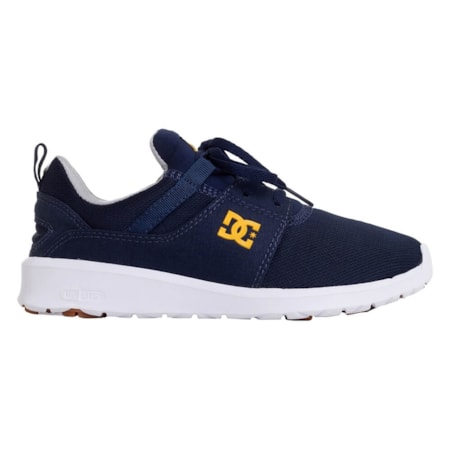 Tênis Dc Shoes Heathrow Navy Gold Adys700071