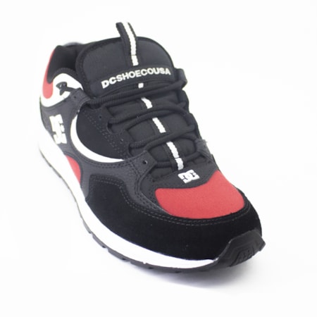 Tenis Dc Shoes Kalis Lite Imp Black Athletic Red White