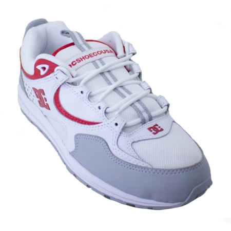 Tênis Dc shoes Kalis Lite Imp White Grey Red