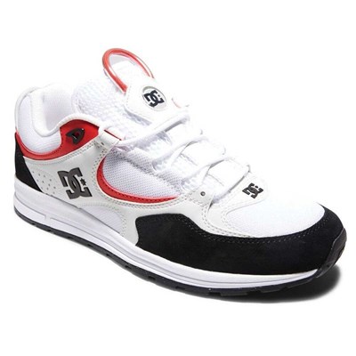 Tênis Dc Shoes Kalis Lite White Black True Red ADYS100291WTR