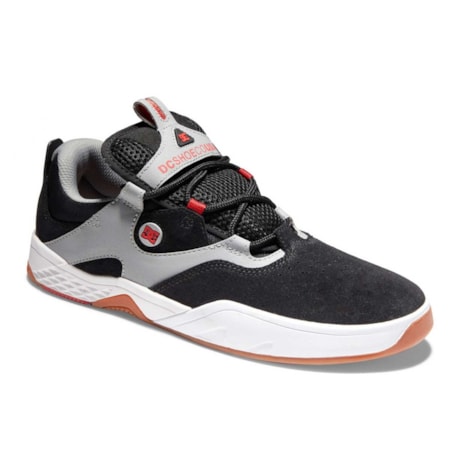 Tênis Dc Shoes Kalis S Black Grey Red ADYS100506BYR