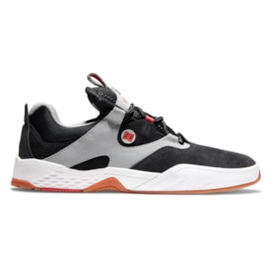 Tênis Dc Shoes Kalis S Black Grey Red ADYS100506BYR