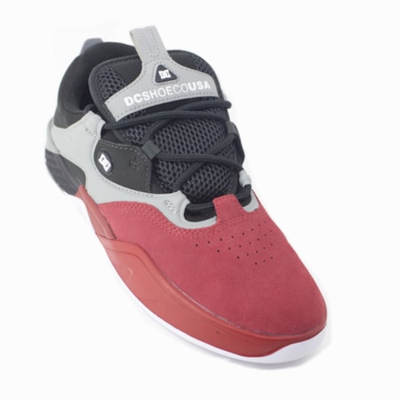 Tenis Dc Shoes Kalis S Imp Red Black Grey