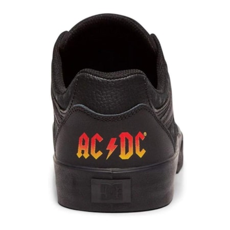 Tênis Dc Shoes Kalis Vulc ACDC Black Black Dk Grey