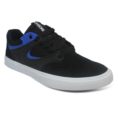 Tênis Dc Shoes Kalis Vulc Black Soft Blue White