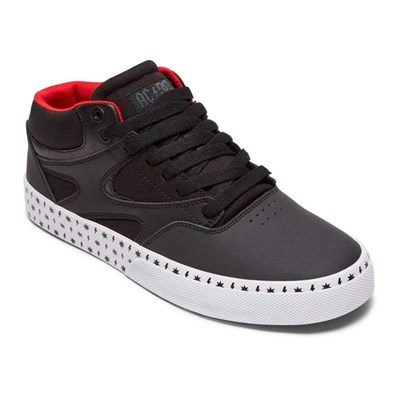 Tênis Dc Shoes Kalis Vulc Mid ACDC Black White Red 