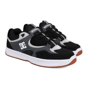 Tênis Dc Shoes Kalynx Zero Imp Black Grey Grey ADYS100819xKSS Tênis Dc Shoes Kalynx Zero Imp Black Grey Grey ADYS100819xKSS