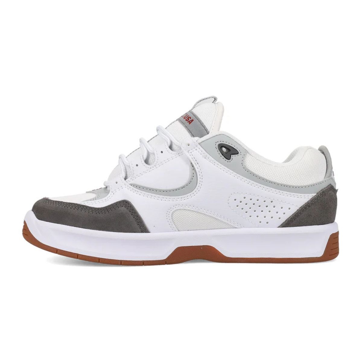 Tênis Dc Shoes Kalynx Zero Imp White Grey Red ADYS100819WYR