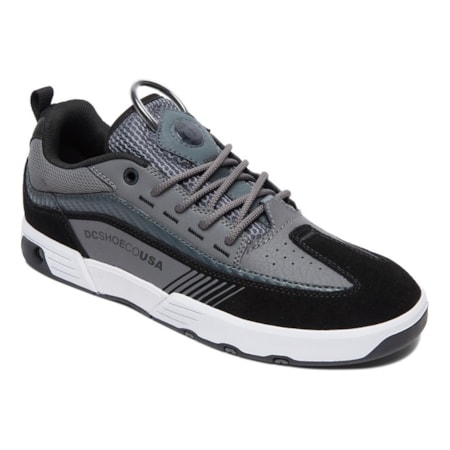 Tenis Dc Shoes Legacy 98 Slim Black Grey Grey