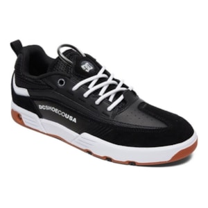 Tênis Dc Shoes Legacy 98 Slim Black White ADYS100445BKW