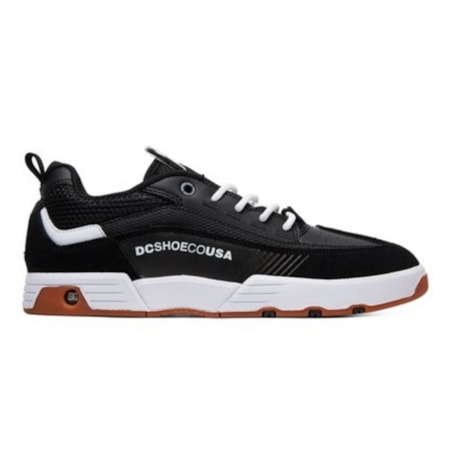 Tênis Dc Shoes Legacy 98 Slim Black White ADYS100445BKW