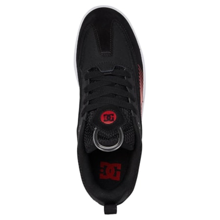 Tênis Dc Shoes Legacy 98 Slim Imp Black Athletic Red White Adys100445kaw