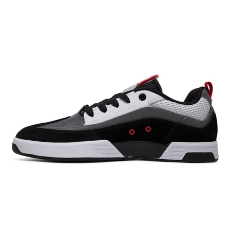 Tênis Dc Shoes Legacy 98 Slim Imp Black Grey Red Adys100445xksr