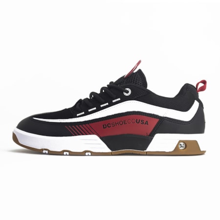 Tenis Dc Shoes Legacy 98 Slim Imp Black Red White