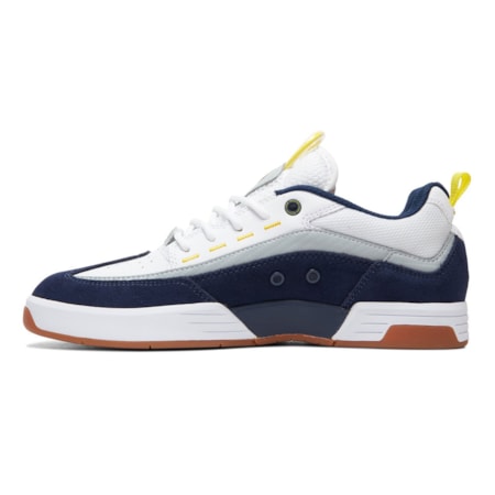 Tenis Dc Shoes Legacy 98 Slim White Yellow Blue