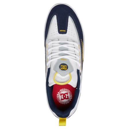 Tenis Dc Shoes Legacy 98 Slim White Yellow Blue