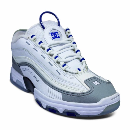 Tênis Dc Shoes Legacy Og Imp White Blue ADYS100476WBL Prince Of Streets