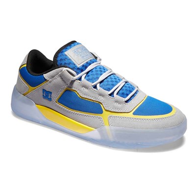 Tênis Dc Shoes Metric X Hongo Grey Blue Yellow ADYS100740XSBY