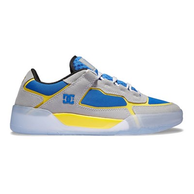 Tênis Dc Shoes Metric X Hongo Grey Blue Yellow ADYS100740XSBY