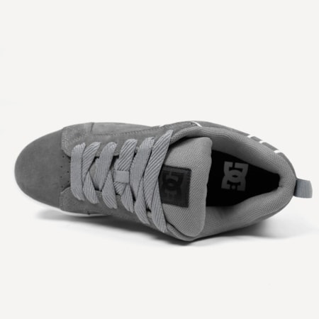 Tênis Dc Shoes New Court Graffik Se Grey White