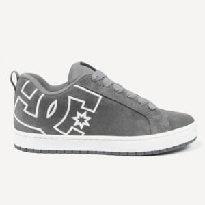 Tênis Dc Shoes New Court Graffik Se Grey White