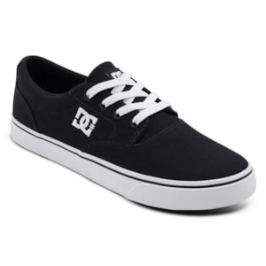 Tênis Dc Shoes New Flash 2 Tx Black White ADJS300194BKW Tênis Dc Shoes New Flash 2 Tx Black White ADJS300194BKW
