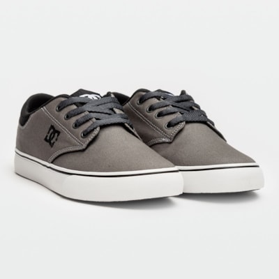 Tênis Dc Shoes Plaza Lite 2 Dark Grey White