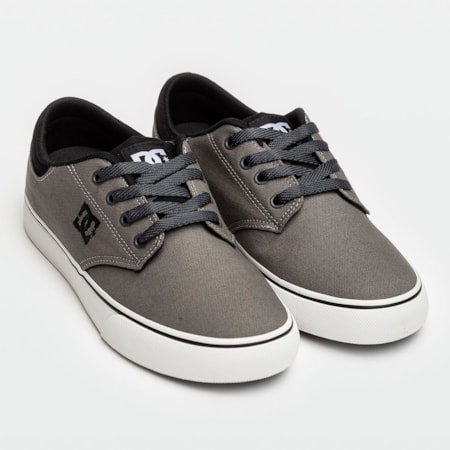 Tênis Dc Shoes Plaza Lite 2 Dark Grey White