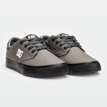 Tênis Dc Shoes Plaza Lite 2 Grey Black