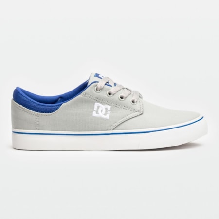 Tênis Dc Shoes Plaza Lite 2 Light Grey White