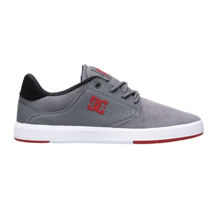 Tênis Dc Shoes Plaza Tc Grey Grey Red ADYS100401LXSSR