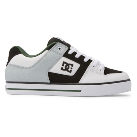 Tênis Dc Shoes Pure Imp White Black Green