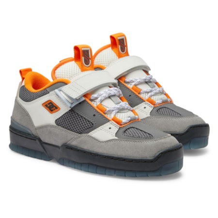 Tênis Dc Shoes Shanahan Js 1 Grey Black Orange